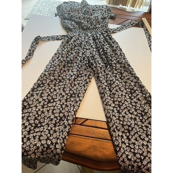 Heartsoul Womens Small Multi-Color Floral 100% Polyester Pant Jumpsuit-Sz Small - Picture 6 of 9